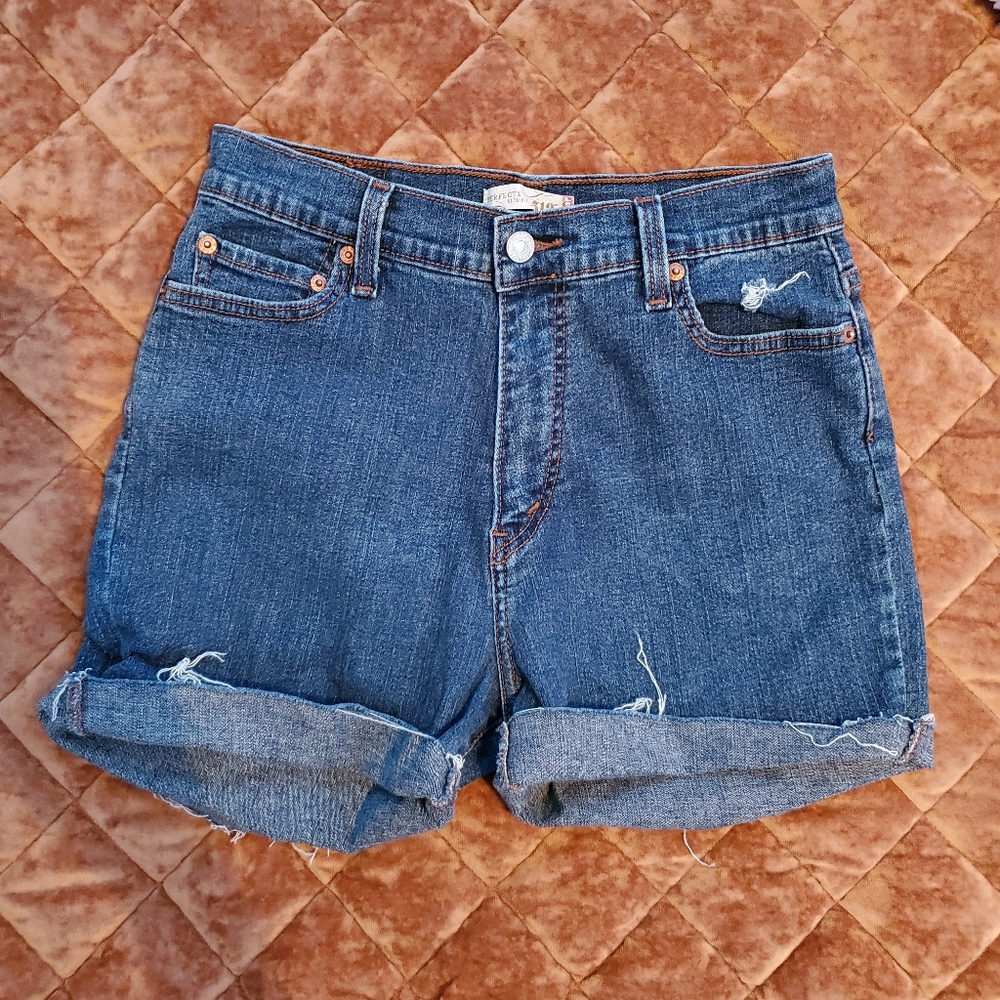 High Waisted Levis Denim Shorts